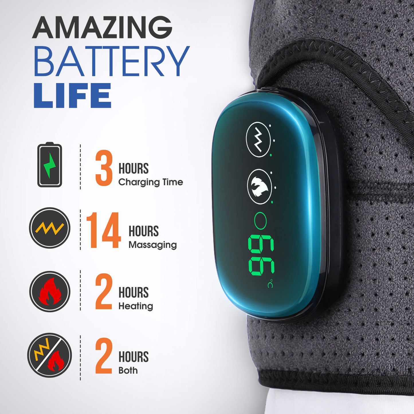 USB Rechargeable Heating Shoulder Pad